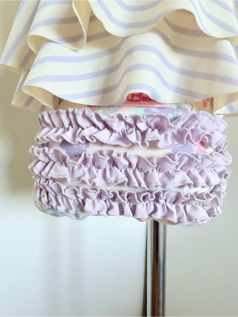 RuffleButts 4T 2 Piece Ruffle Tankini Swimsuit